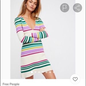 Free people gidget knit sweater dress